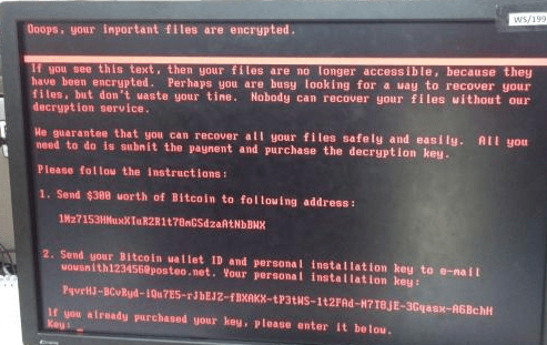 Petya ransomware